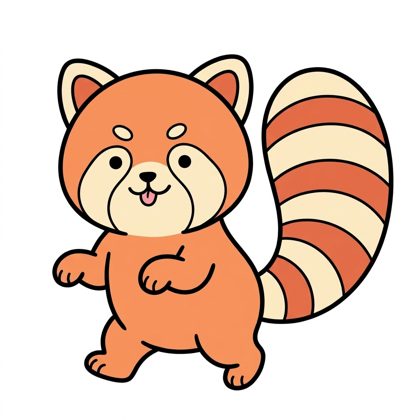 Mochi the red panda